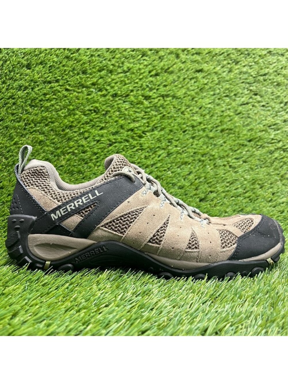 Merrell Accentor 2 Womens Size 10 Beige Black Athletic Hiking Shoes Sneakers